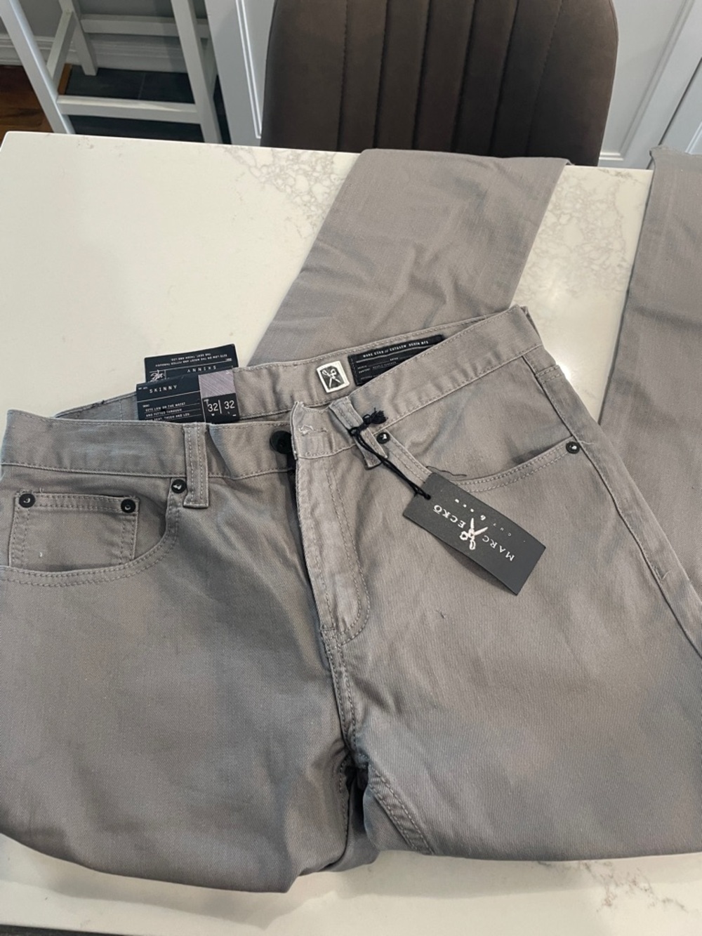 Marc Ecko Light Gray Slim Fit Jeans